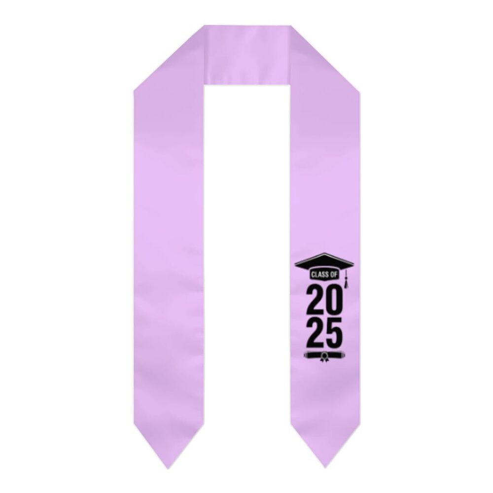 9725 Fashion Graduation Stole Cute Graduation Sash Class of 2025 Stole